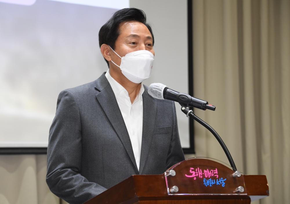 축사 하는 오세훈 서울시장-2