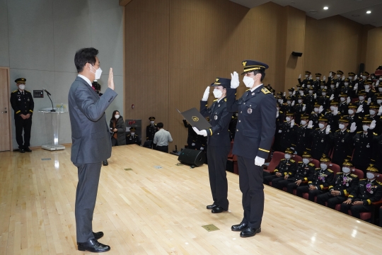 소방학교 졸업식 선서 (1)