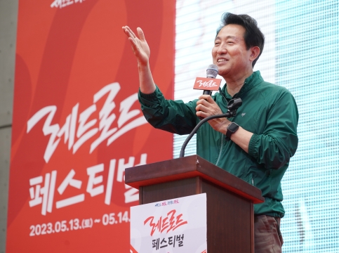 인사말 하는 오세훈 서울시장-2