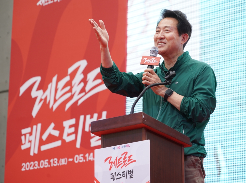 인사말 하는 오세훈 서울시장-2